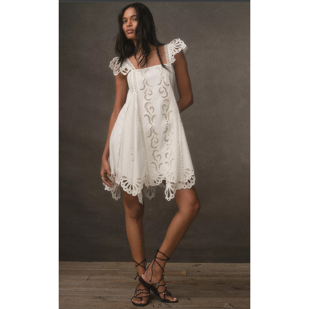 NWT Anthropologie Forever That Girl Lace Mini Dress - Large